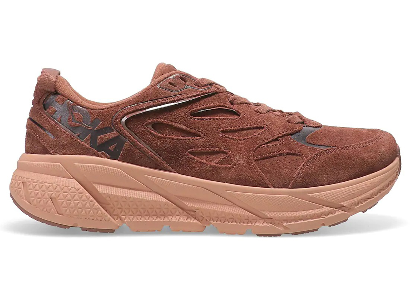 Hoka One One Clifton L Suede Cappuccino Cork (All Gender) - vstockx