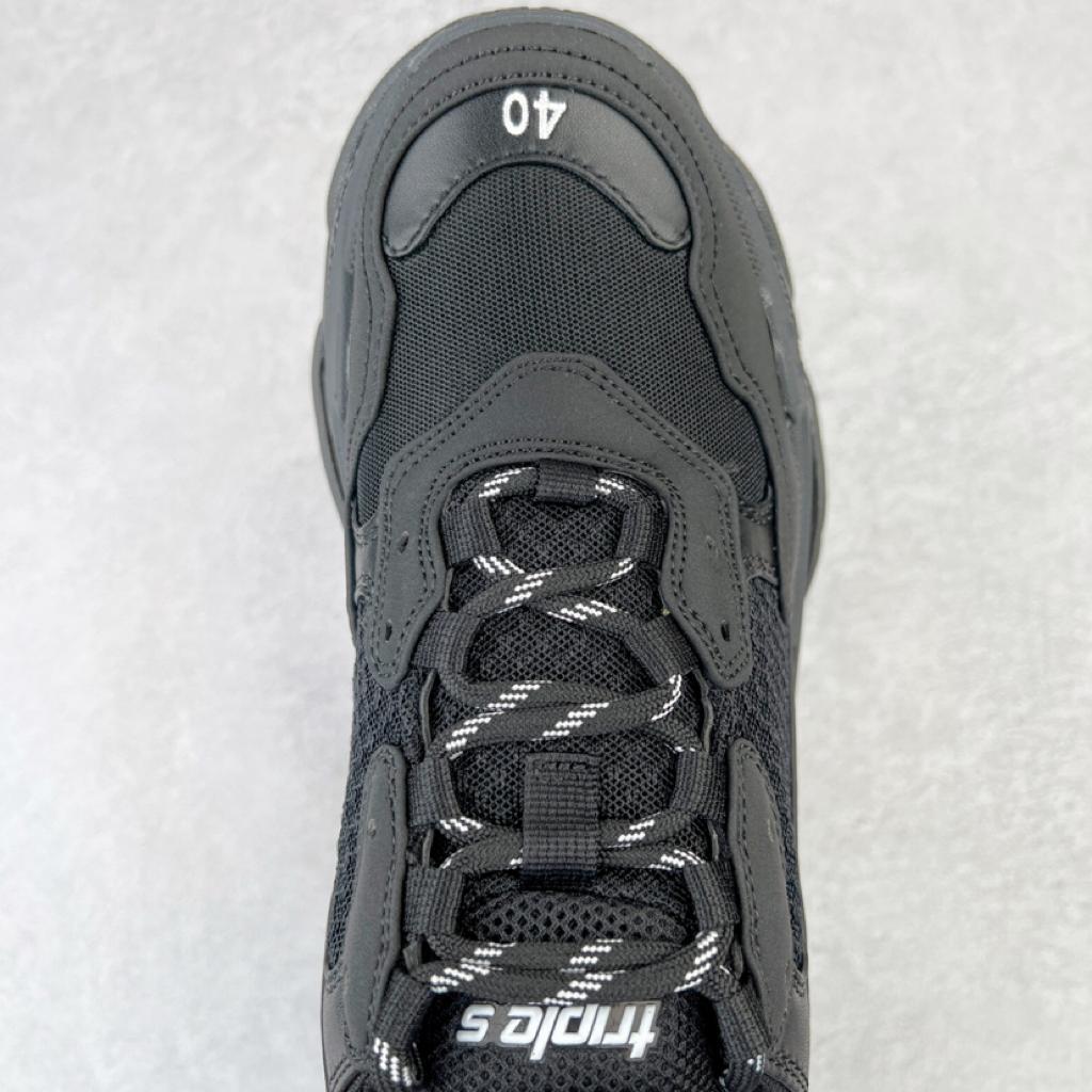 Balenciaga Triple S Clear Sole Black - vstockx