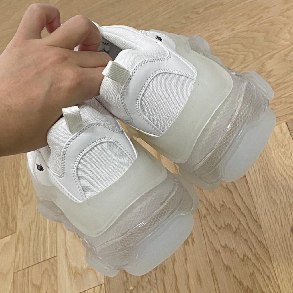 Balenciaga Triple S Clear Sole White - vstockx