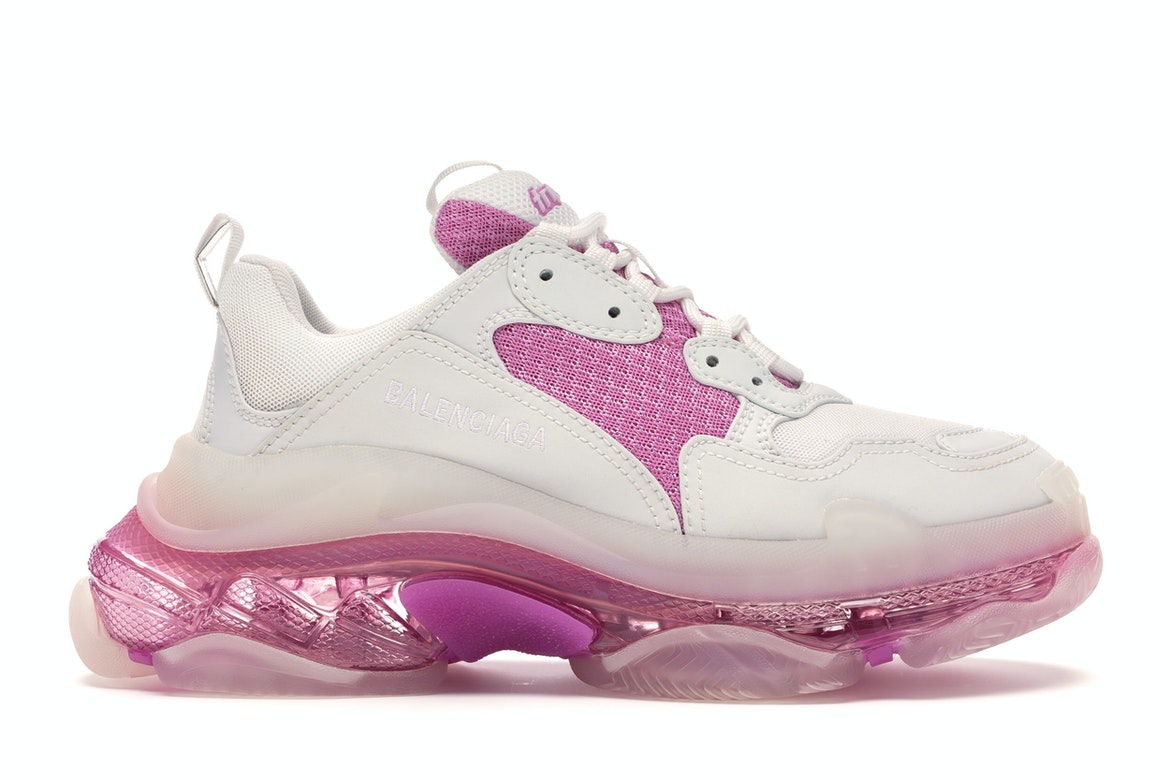 Balenciaga Triple S White Pink (W) - vstockx