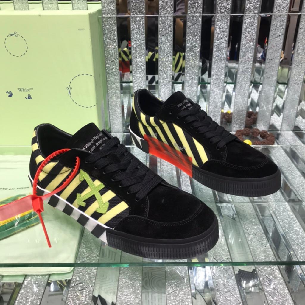OFF-WHITE Vulc Low Black Yellow Green - vstockx