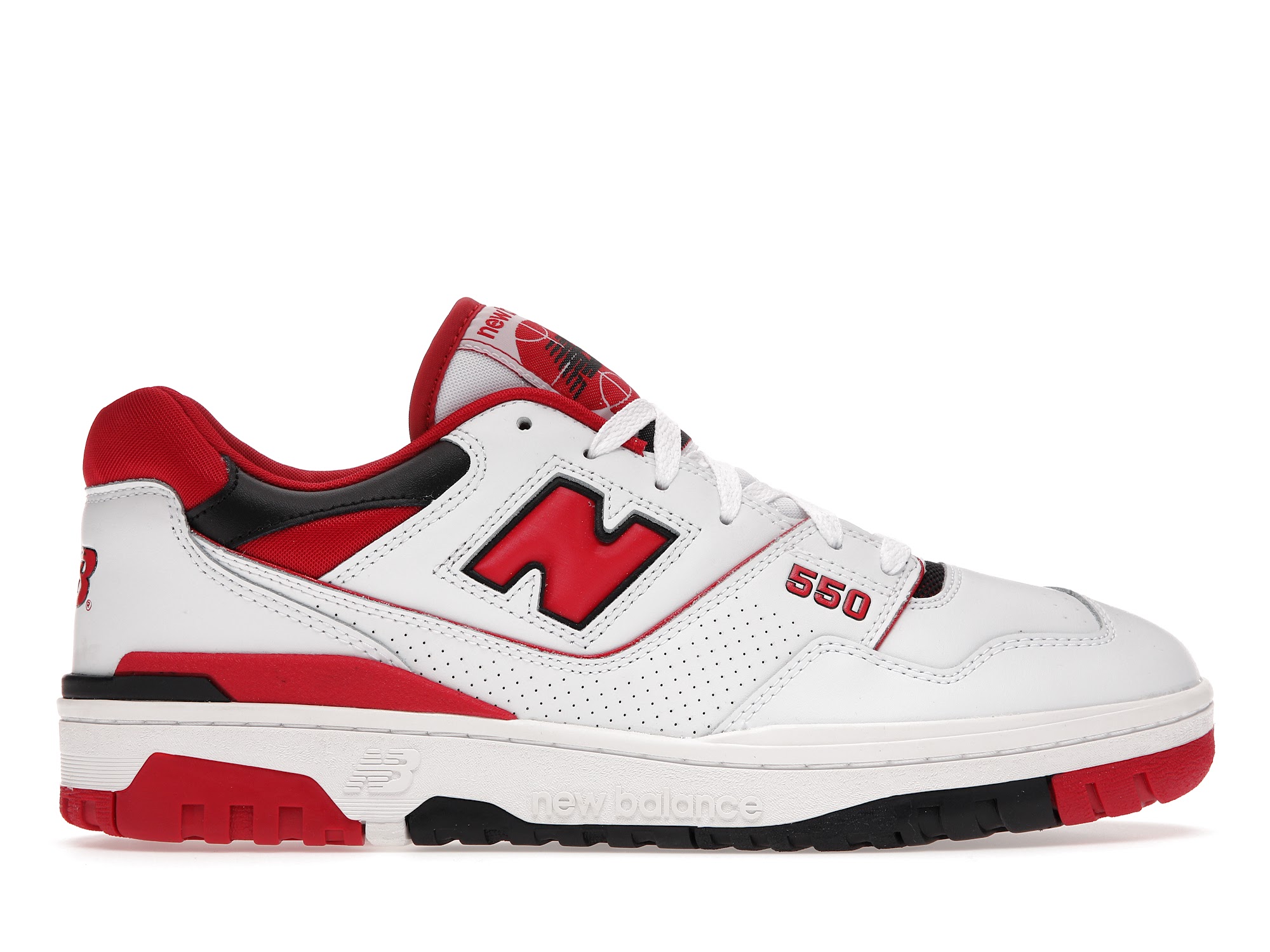 New Balance 550 White Red - vstockx