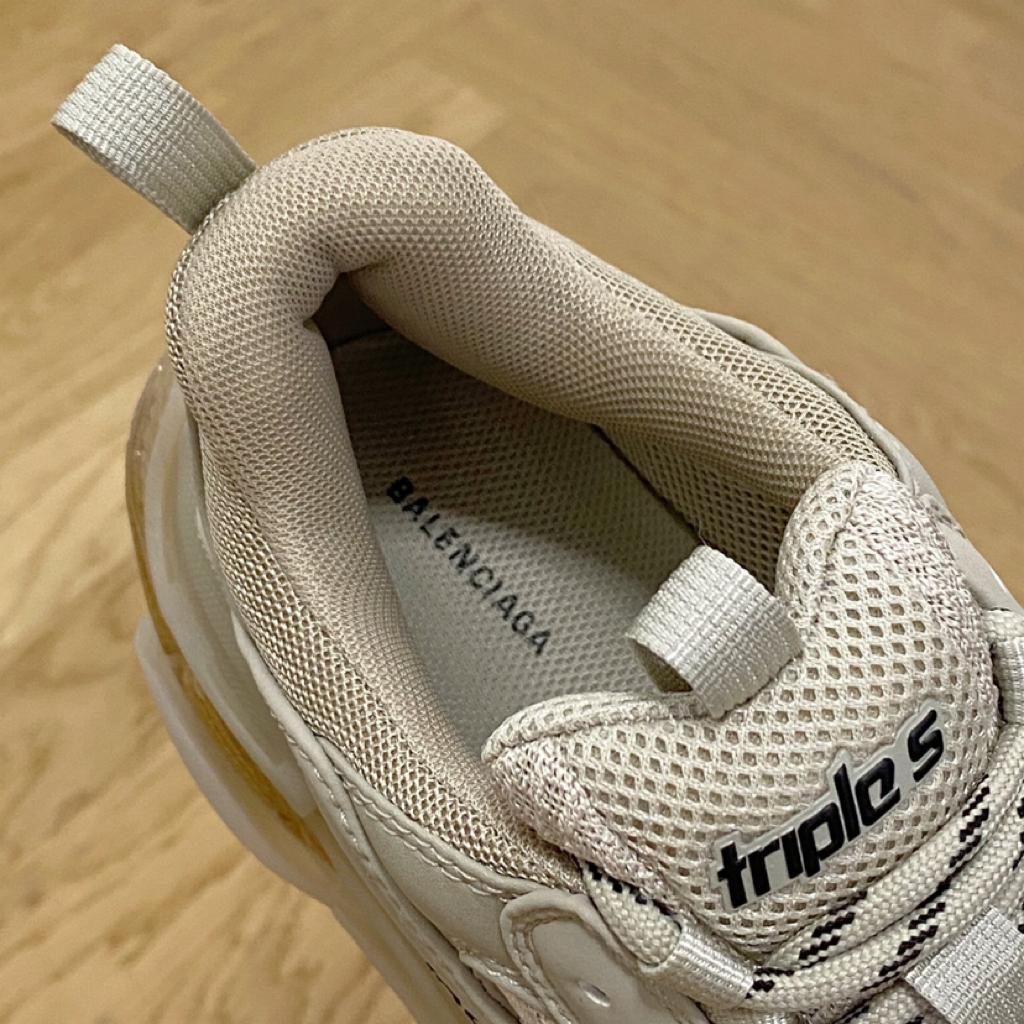 Balenciaga Triple S Clear Sole Off White - vstockx