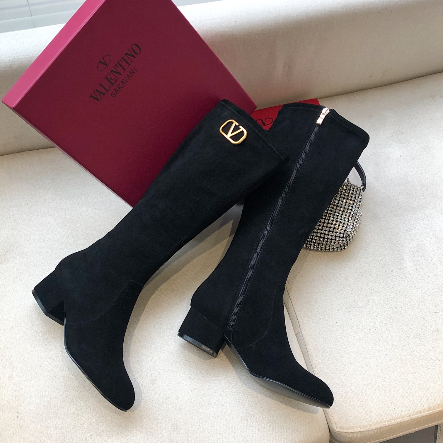 VALENTINO GARAVANI Roman Stud BOOT WOMEN 27 - vstockx