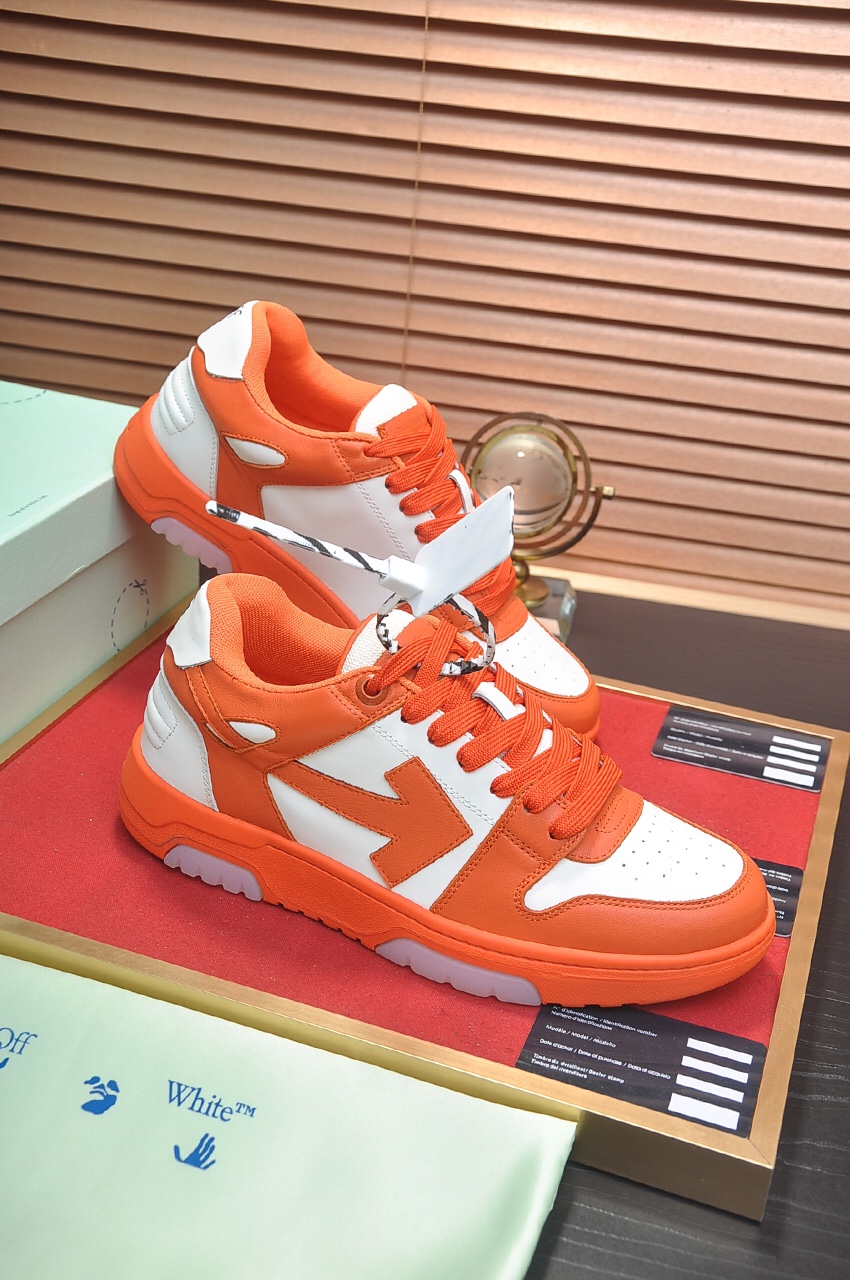 OFF-WHITE OOO Low Out of Office Red White - vstockx