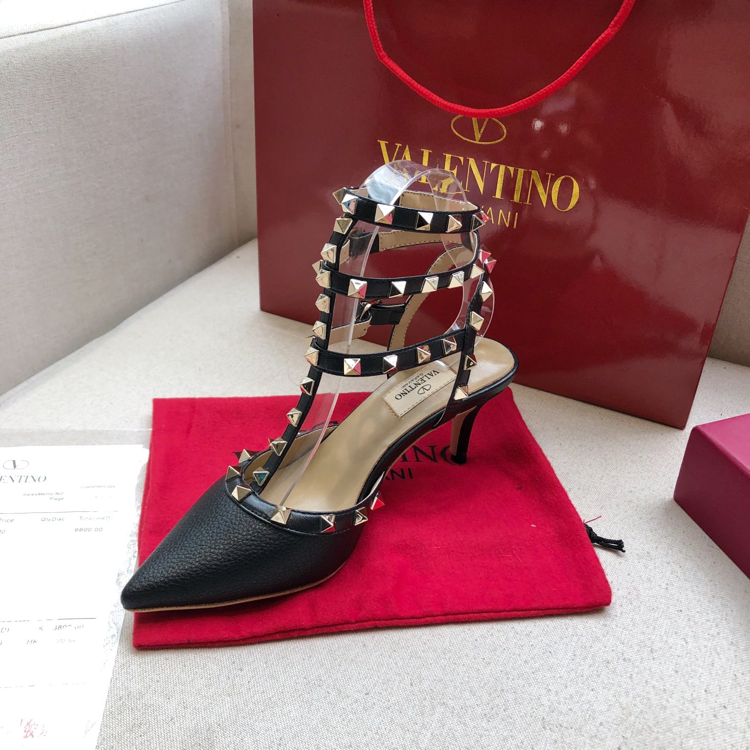 Valentino Garavani Roman Stud 65mm sandals Women 10 - vstockx