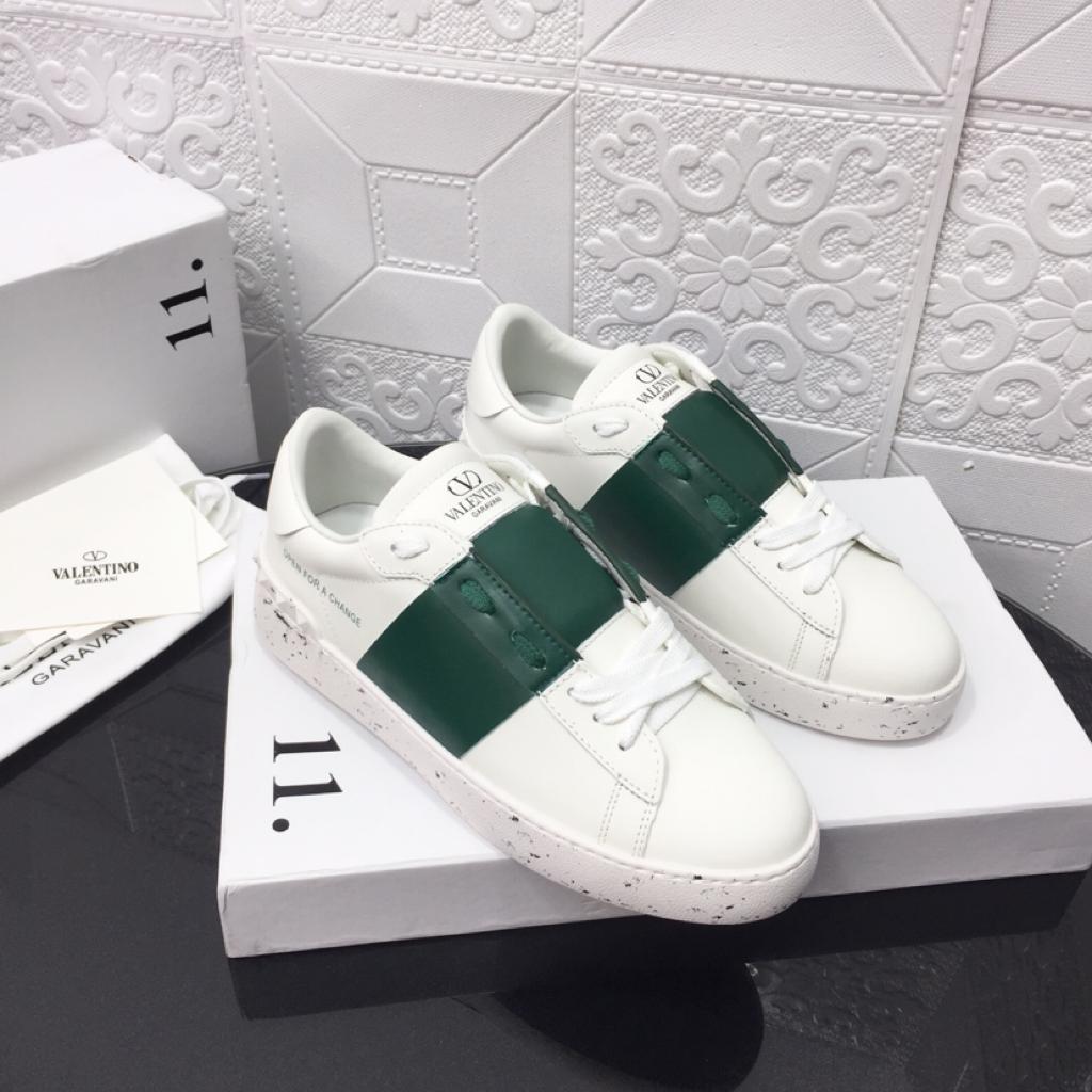 Valentino Open For A Change White/Green - vstockx