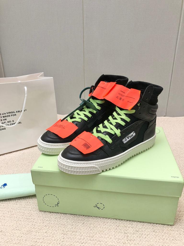 OFF-WHITE Off Court 3.0 Black Neon Green Orange - vstockx