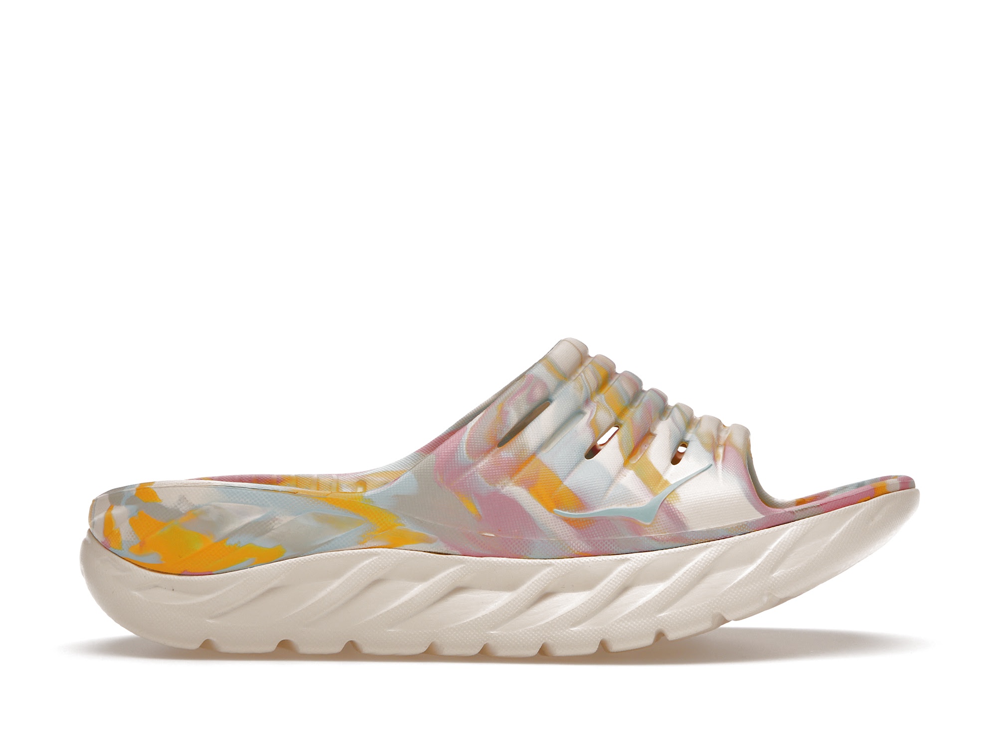 Hoka One One Ora Recovery Slide Free People Movement Luna Marbled - vstockx