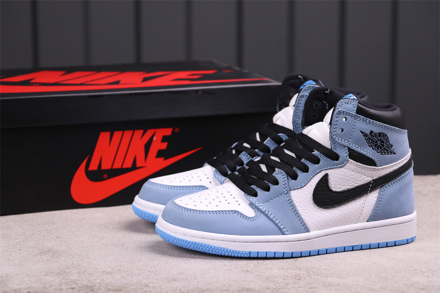Jordan 1 Retro High White University Blue Black - vstockx