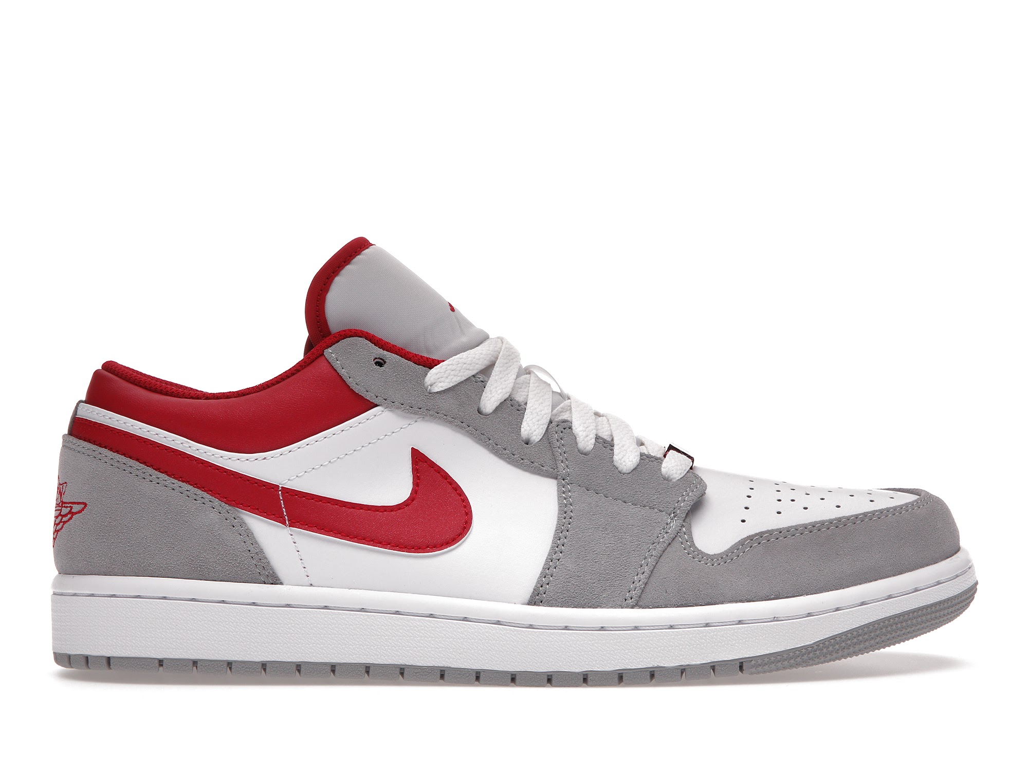Jordan 1 Low SE Light Smoke Grey Gym Red - vstockx