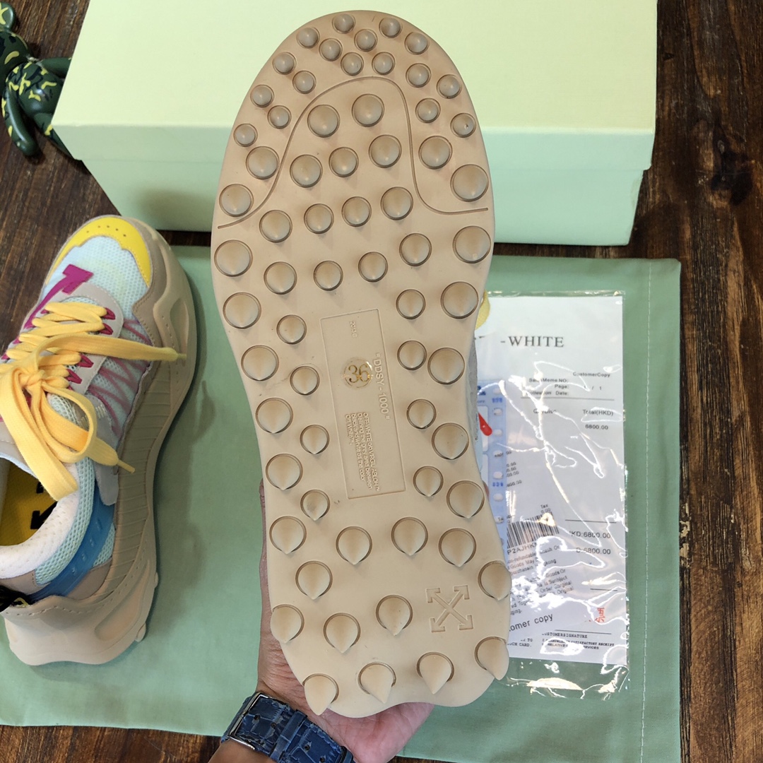 Off-White Odsy-1000 Cream Pink (W) - vstockx