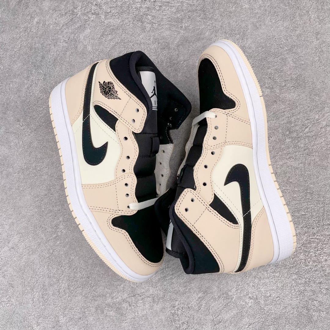 Jordan 1 Mid Barely Orange (W) - vstockx