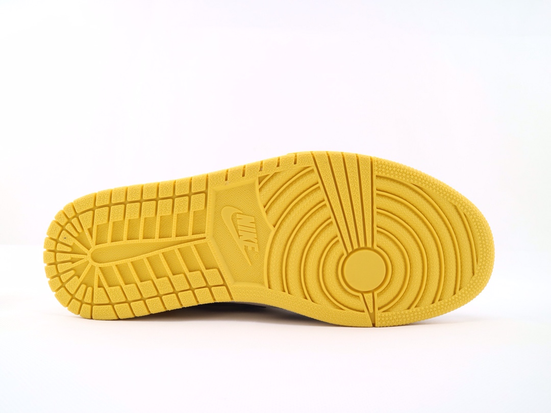 Jordan 1 Mid Yellow Toe Black - vstockx