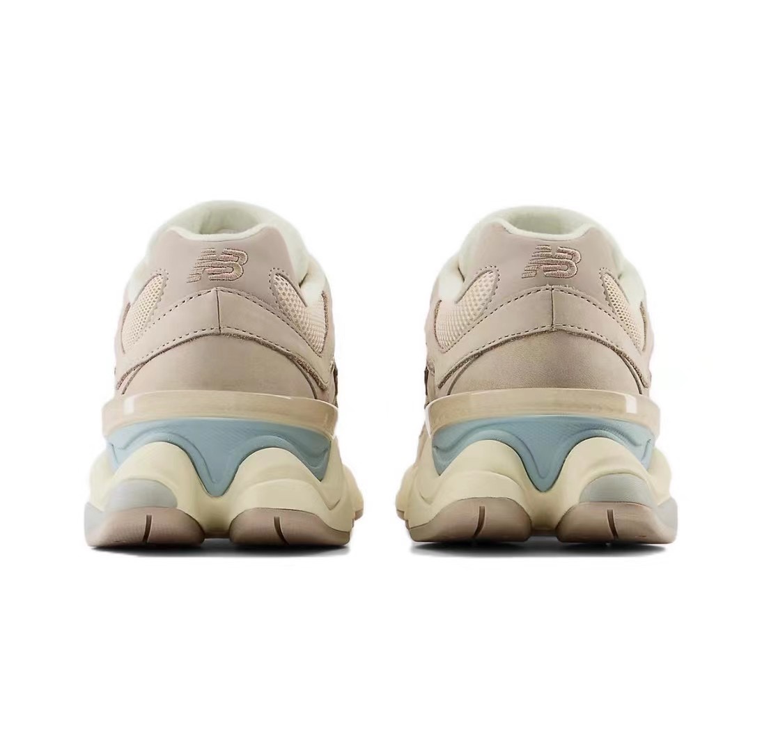 New Balance 9060 Ivory Cream Pink Sand - vstockx
