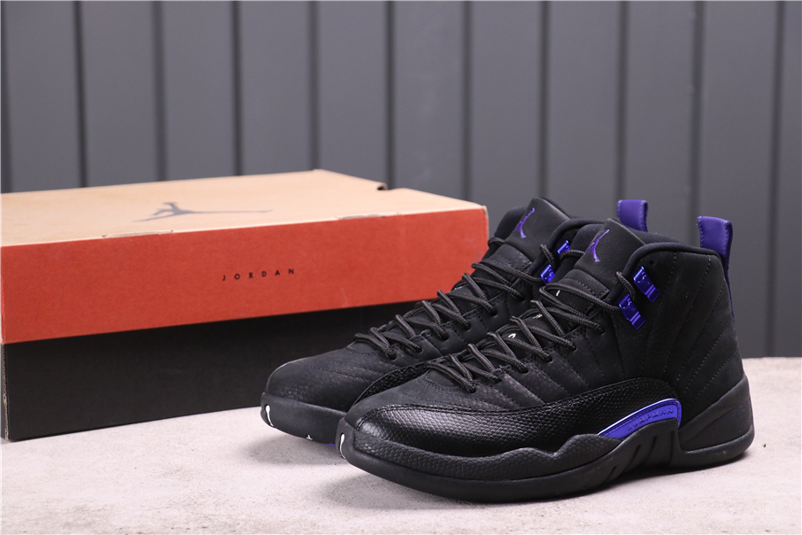 Jordan 12 Retro Black Dark Concord - vstockx