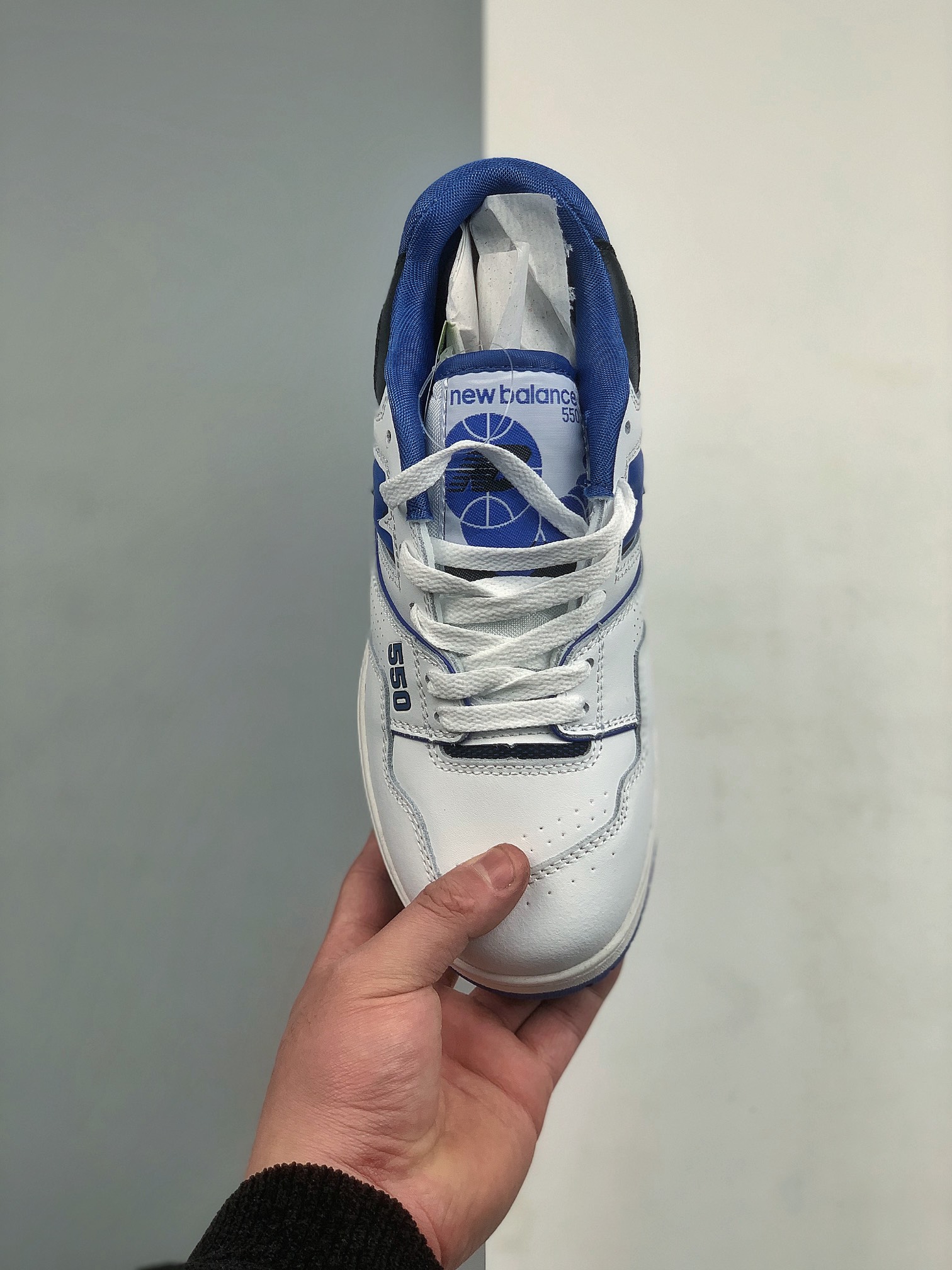 New Balance 550 White Blue - vstockx