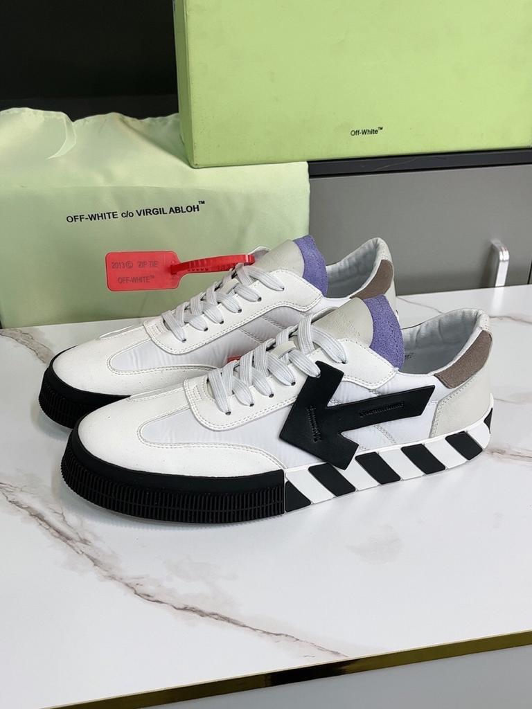 OFF-WHITE New Vulcanized Low White Black Grey Lilac - vstockx