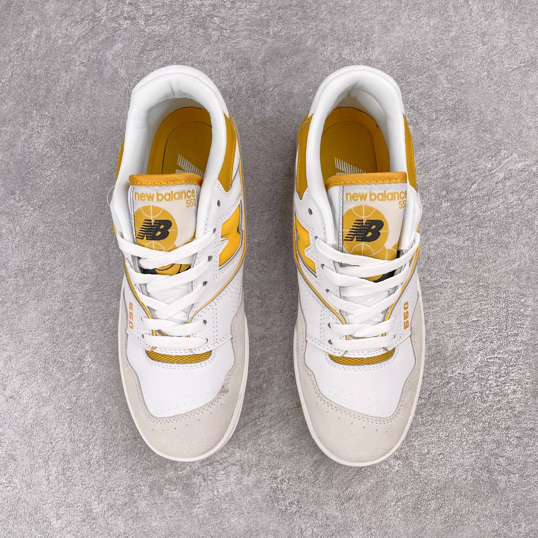New Balance 550 Sea Salt Varsity Gold - vstockx
