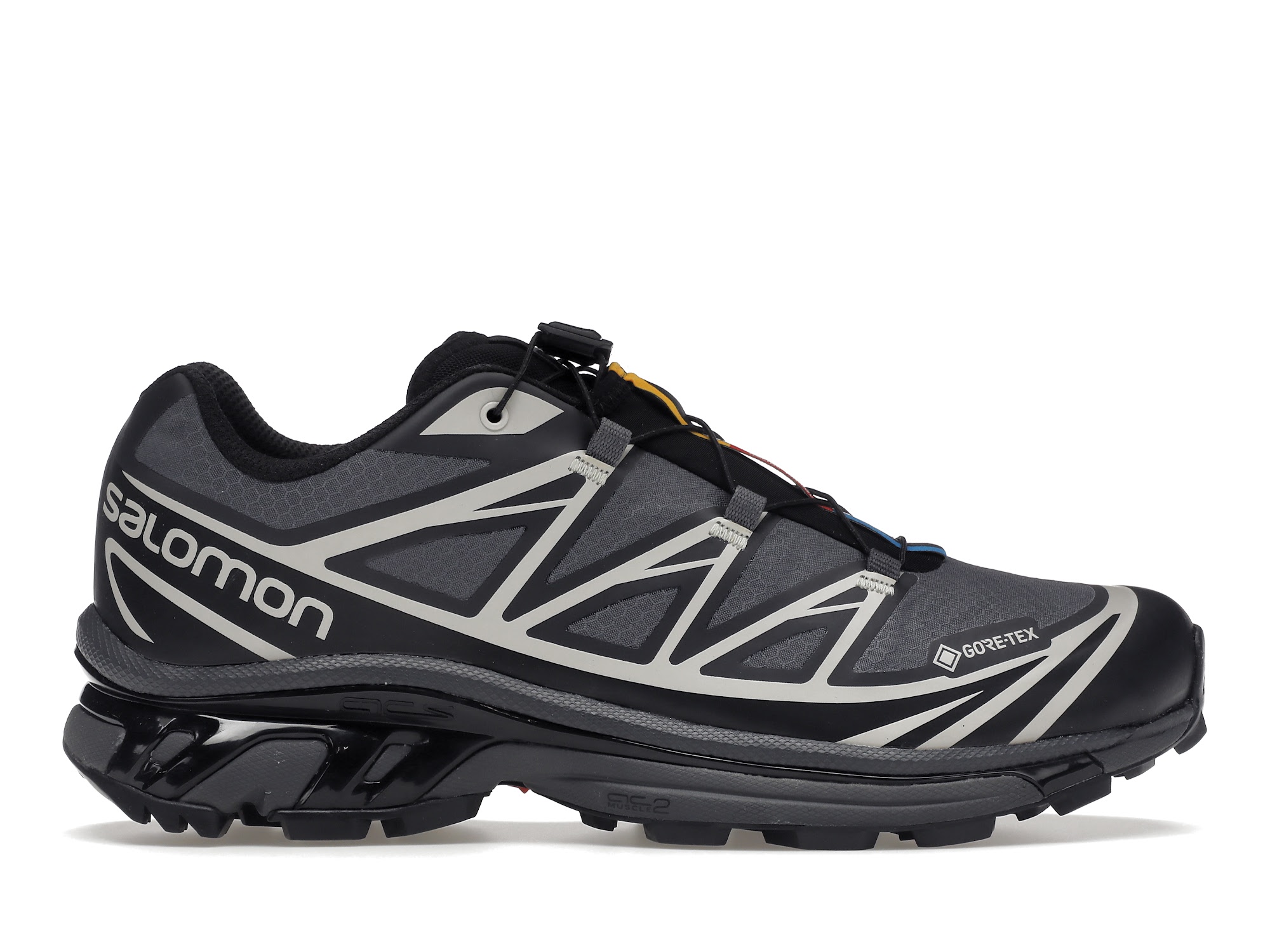 Salomon XT-6 Gore-Tex Black Lunar Rock - vstockx