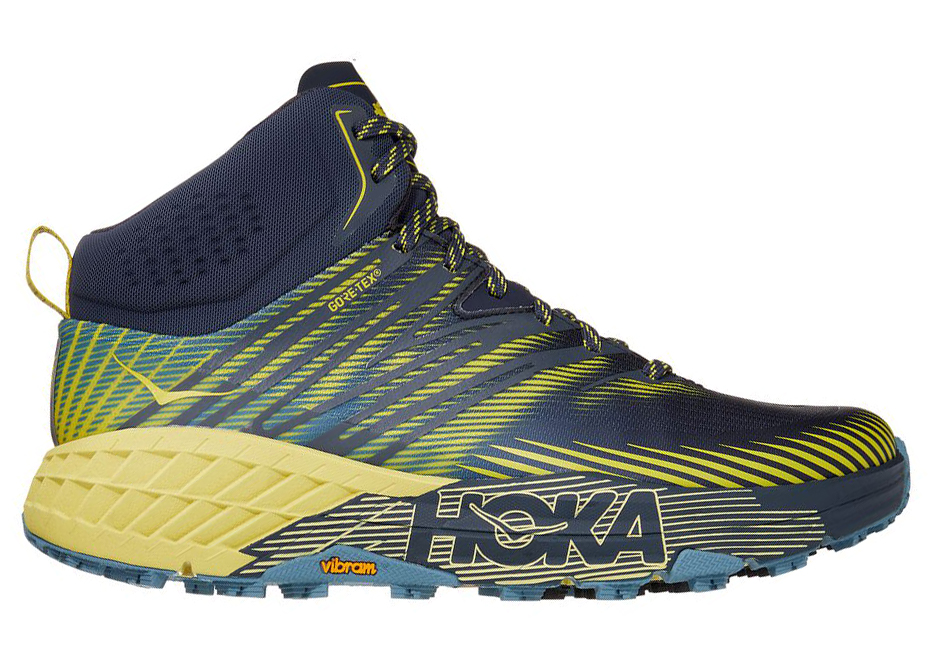 Shoes Hoka One One Speedgoat Mid Gore-Tex 2 Ombre Blue Yellow - vstockx