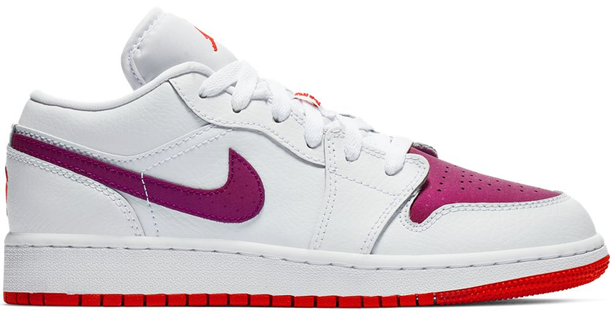 Jordan 1 Low White True Berry (GS) - vstockx