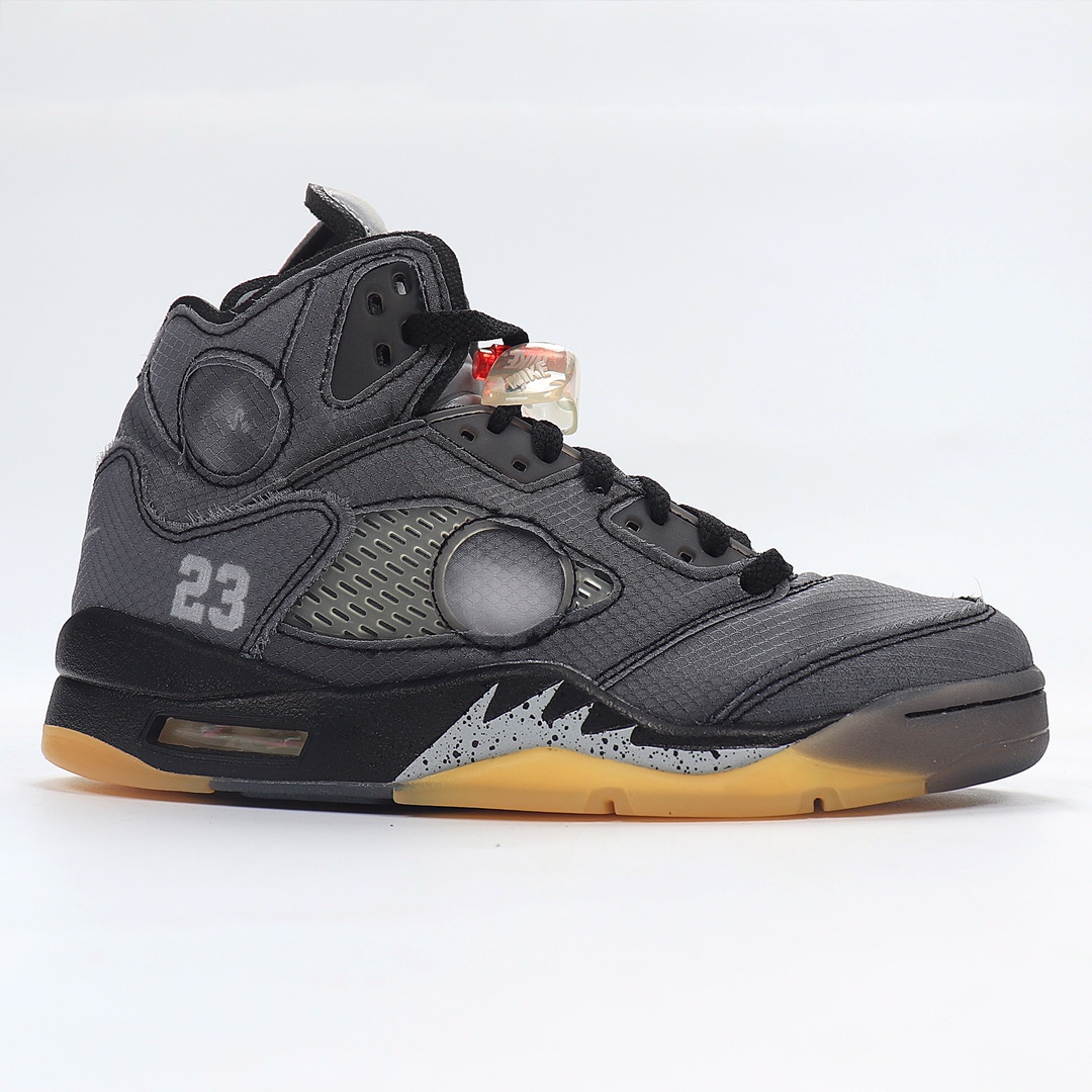 Jordan 5 Retro Off-White Black - vstockx