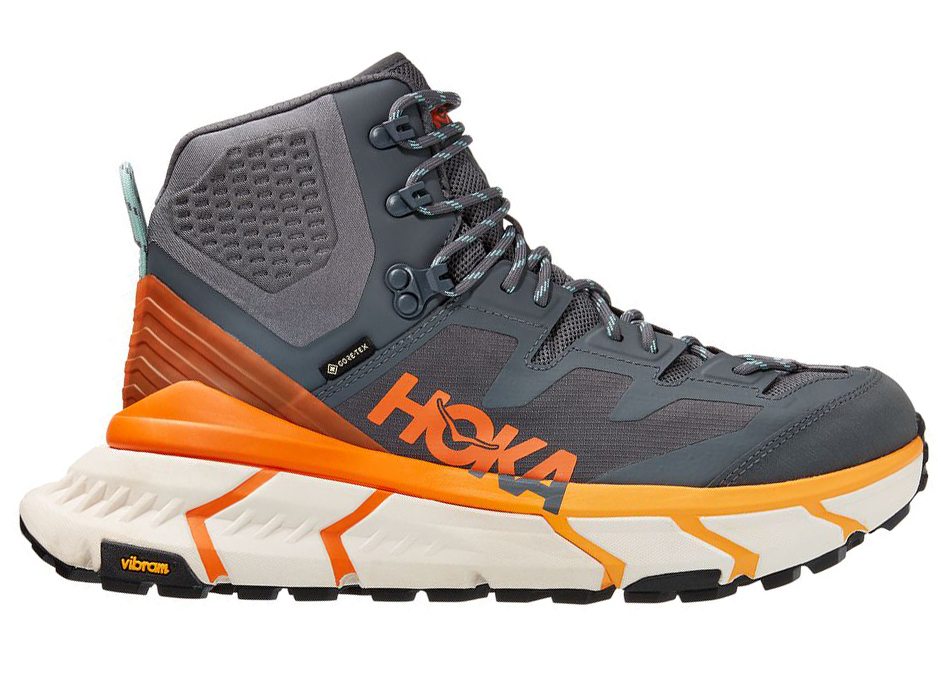 Hoka One One Tennine Hike Gore-Tex Castlerock Persimmon Orange - vstockx