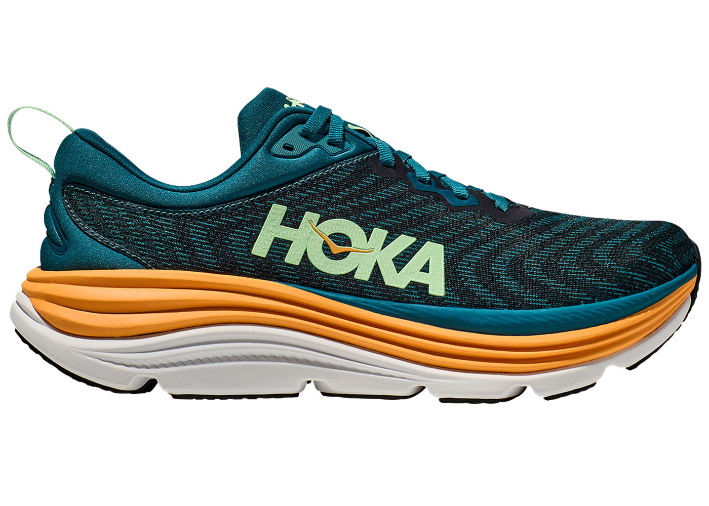 Hoka One One Gaviota 5 Deep Lagoon Sherbet - vstockx