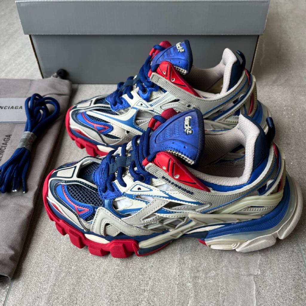 Balenciaga Track 2 Blue Red - vstockx