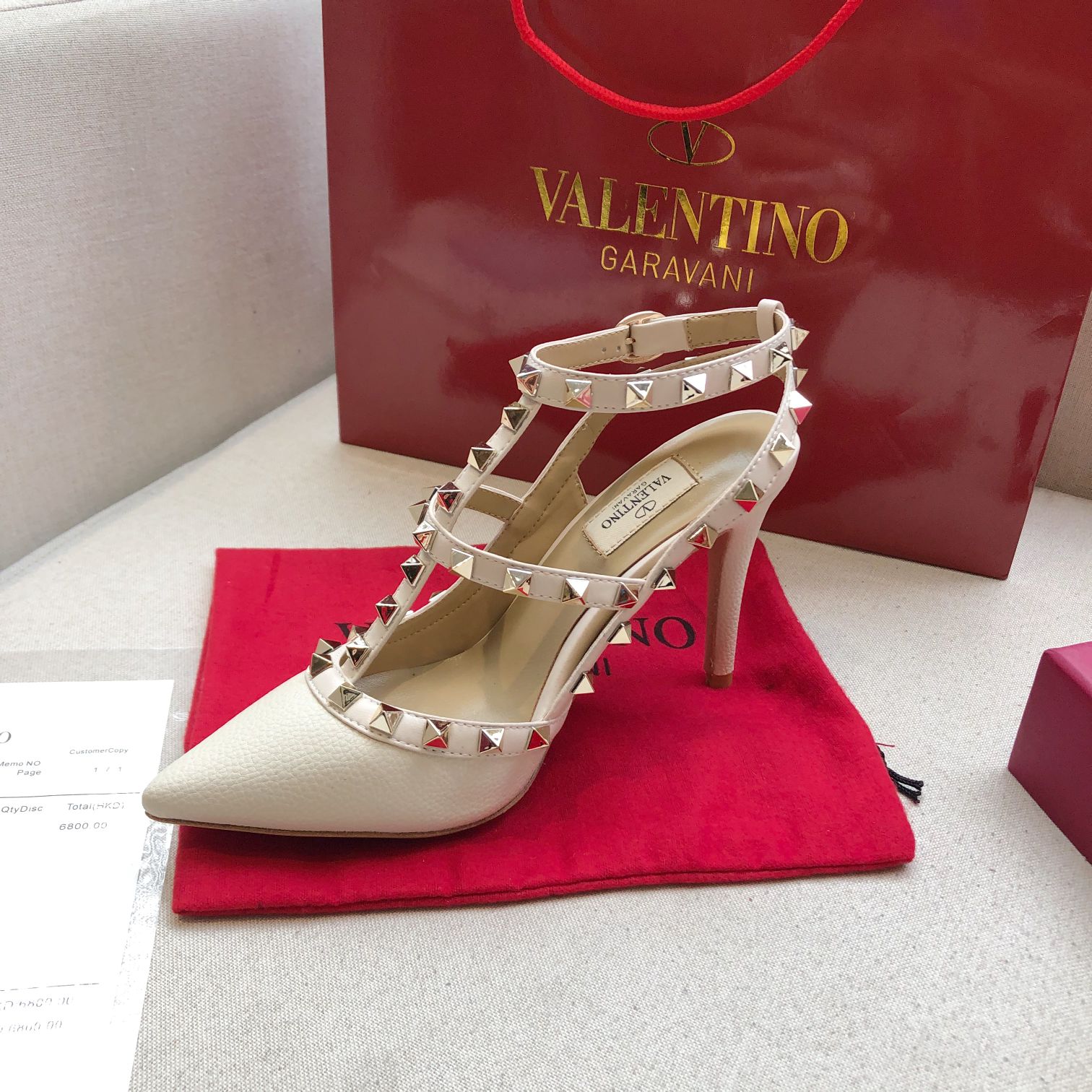 Valentino Garavani Roman Stud 65mm sandals Women 1 - vstockx