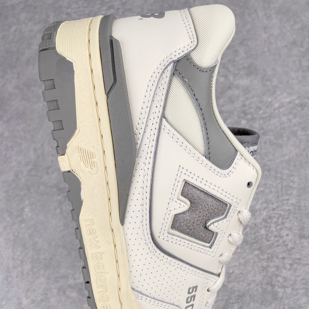 New Balance 550 Aime Leon Dore White Grey - vstockx