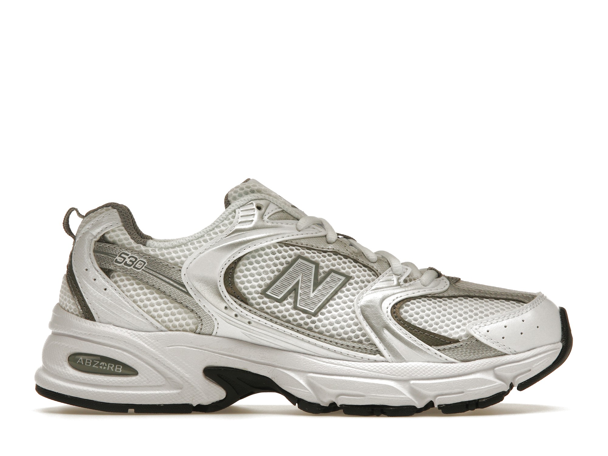 New Balance 530 White Silver Metallic - vstockx
