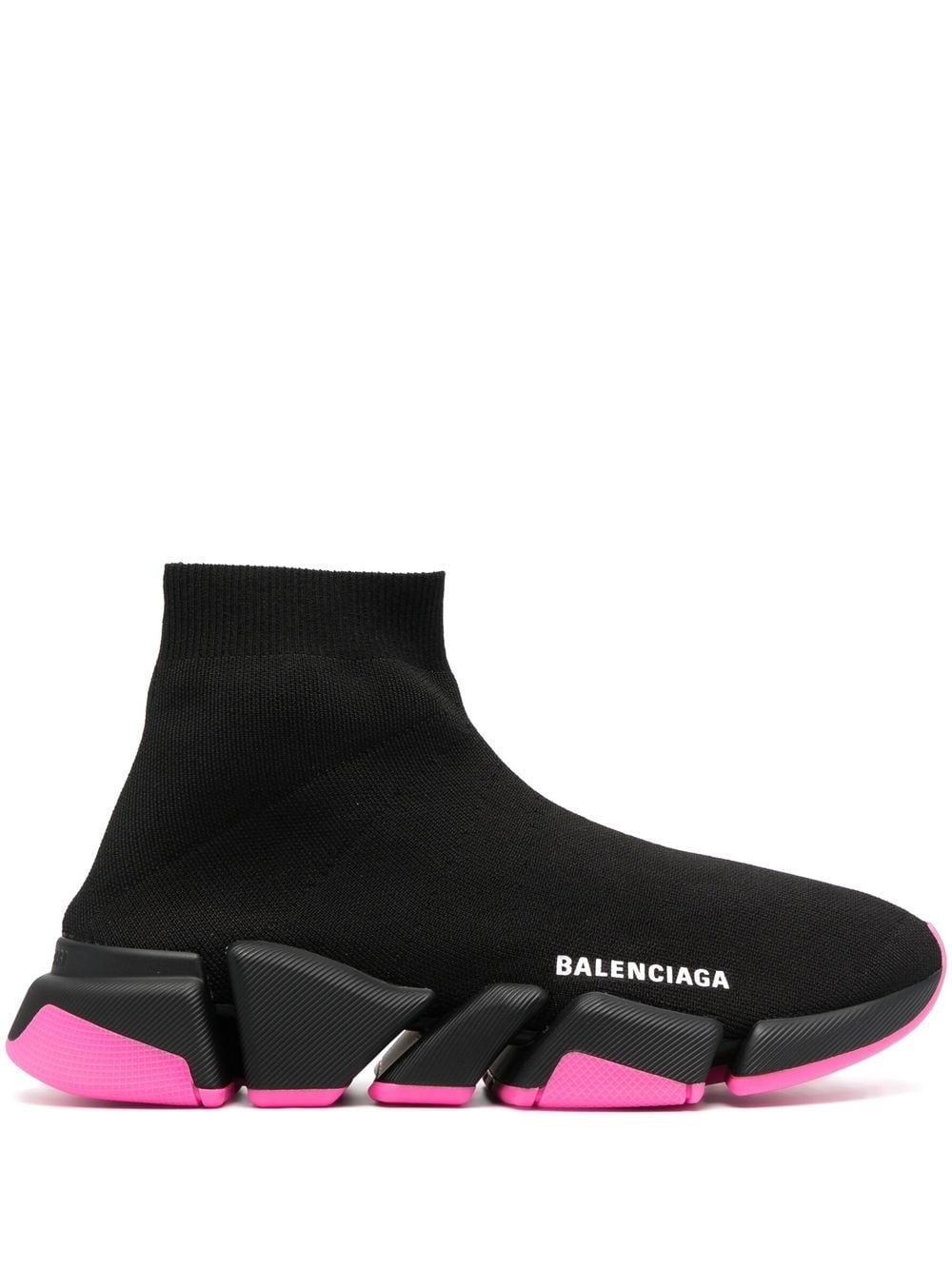 Balenciaga Speed 2.0 sneakers pink black - vstockx