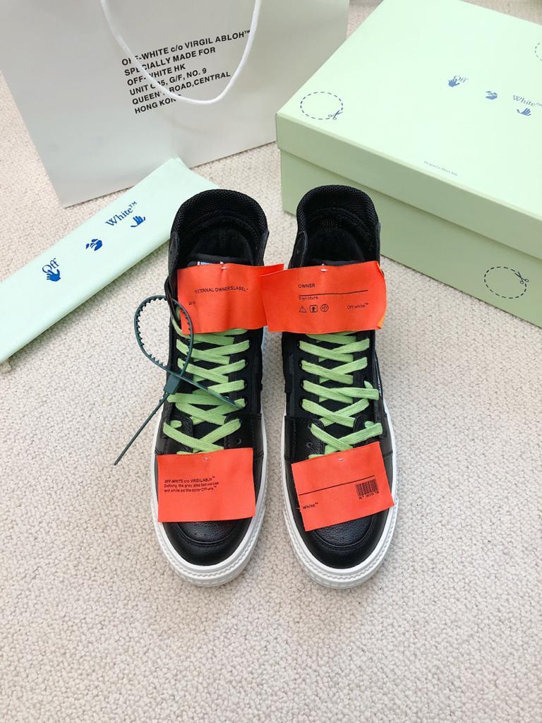 OFF-WHITE Off Court 3.0 Black Neon Green Orange - vstockx