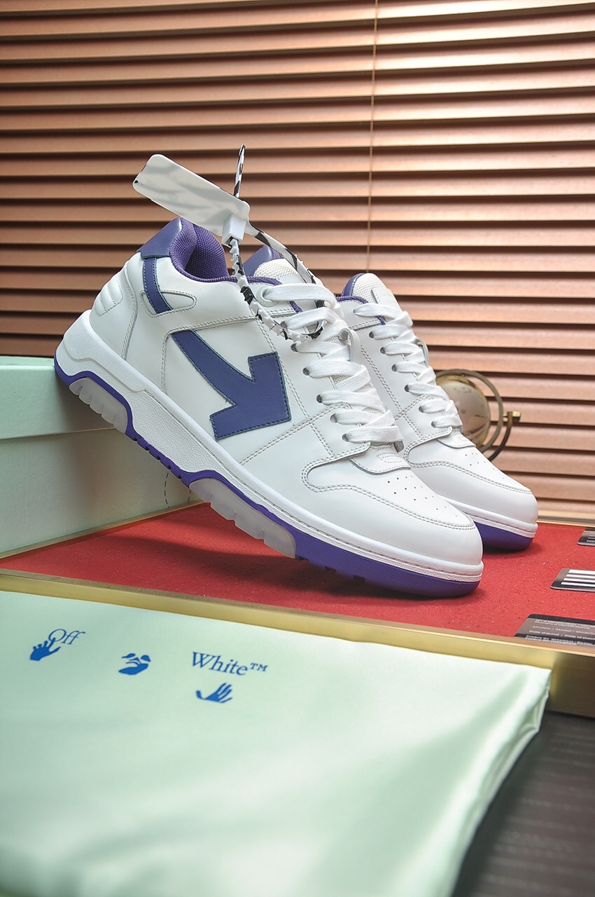 Off-White Out of Office White Purple - vstockx
