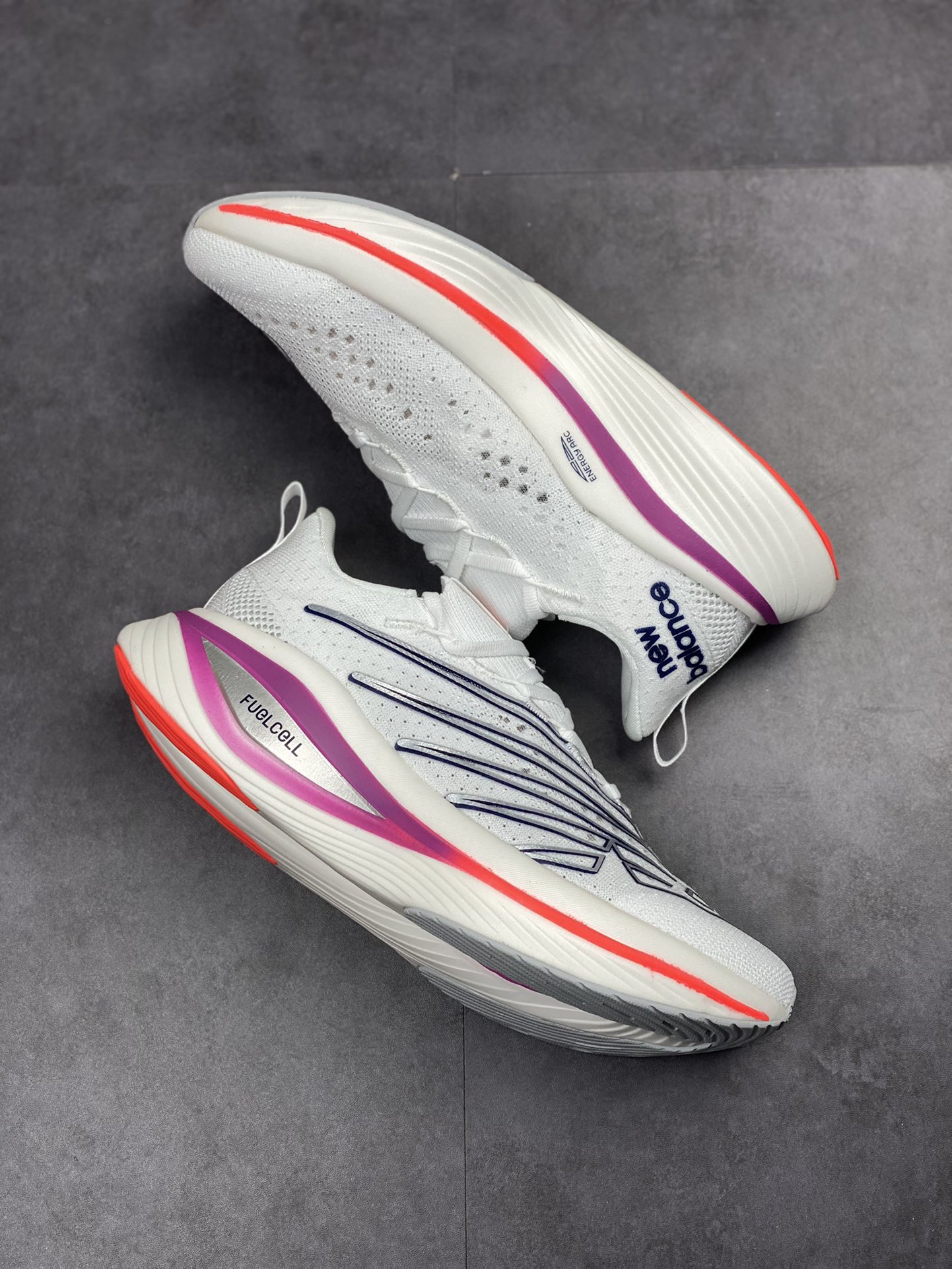 New Balance FuelCell SC Elite V3 White Victory Blue - vstockx