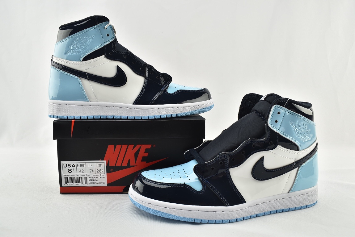 Jordan 1 Retro High UNC Patent - vstockx