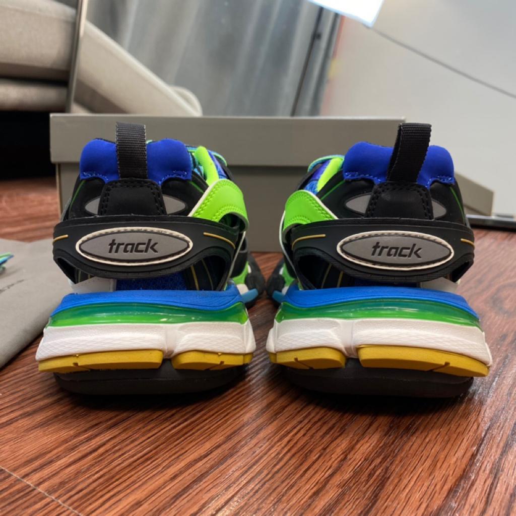 Balenciaga Track Green White Blue - vstockx