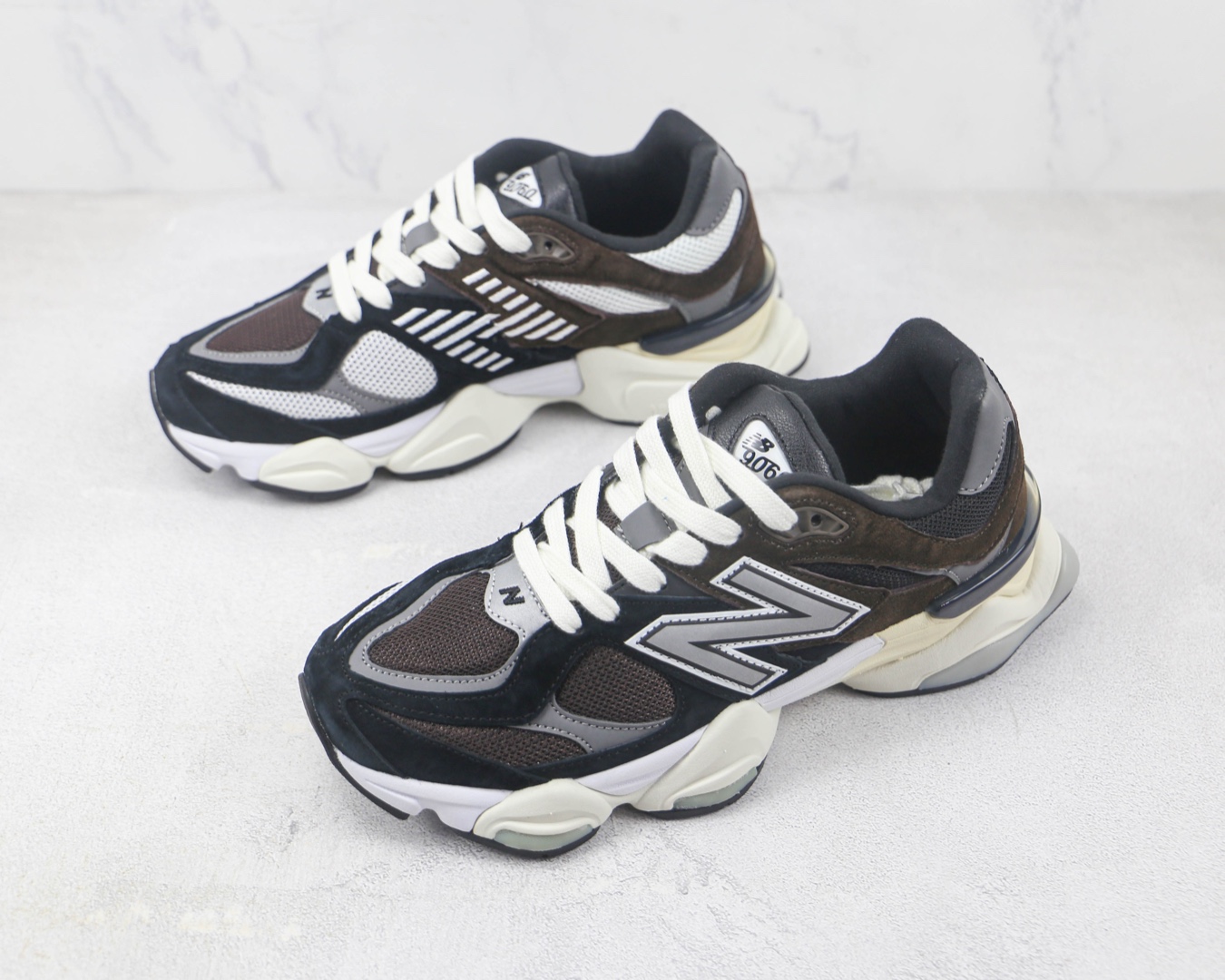 New Balance 9060 Brown Black - vstockx