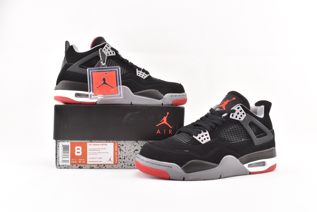 Jordan 4 Retro Bred - vstockx