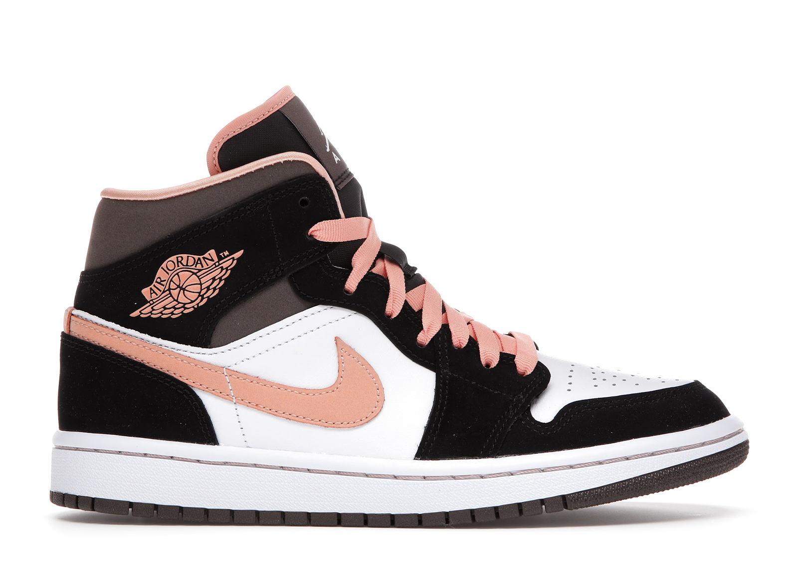 Jordan 1 Mid Peach Mocha - vstockx