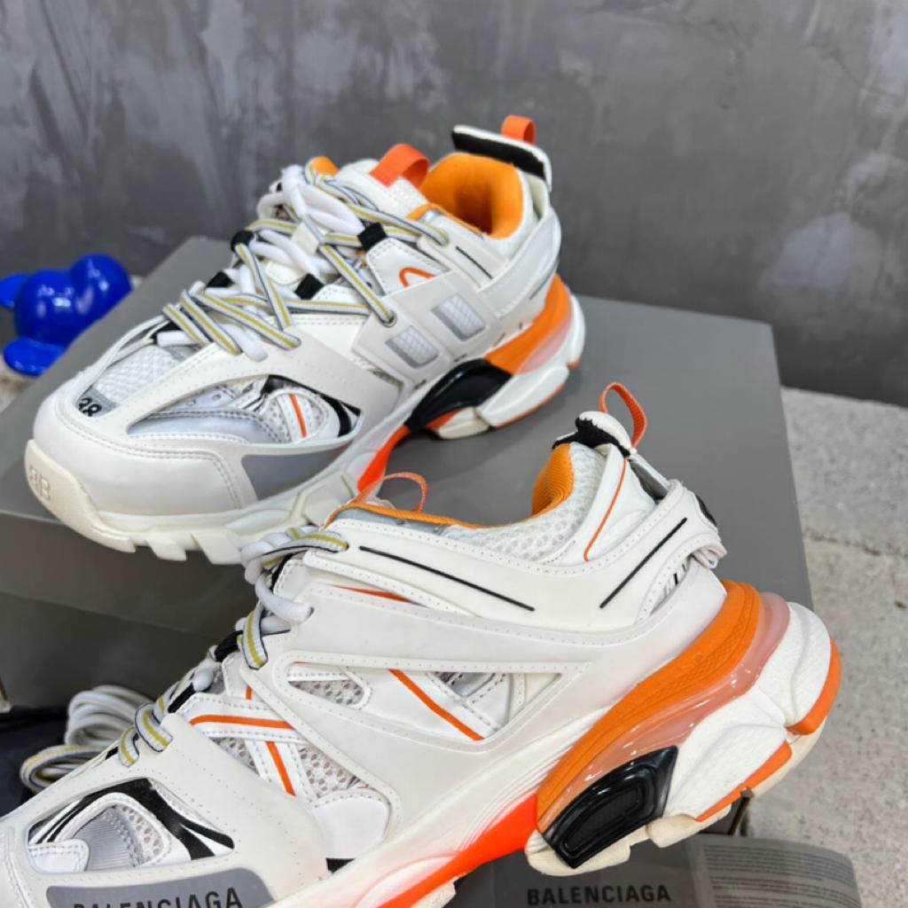 Balenciaga Track White Orange - vstockx