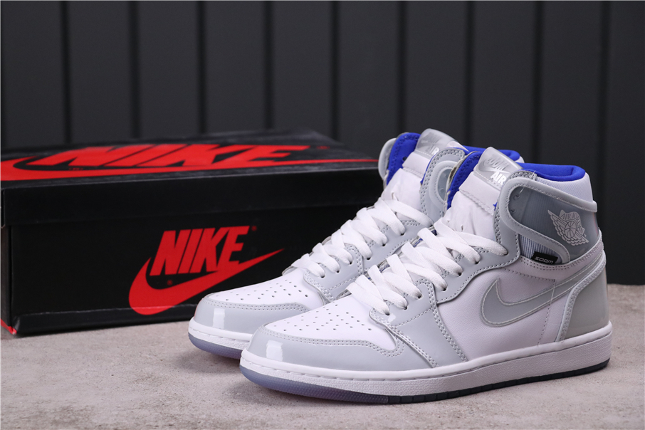 Jordan 1 Retro High Zoom White Racer Blue - vstockx
