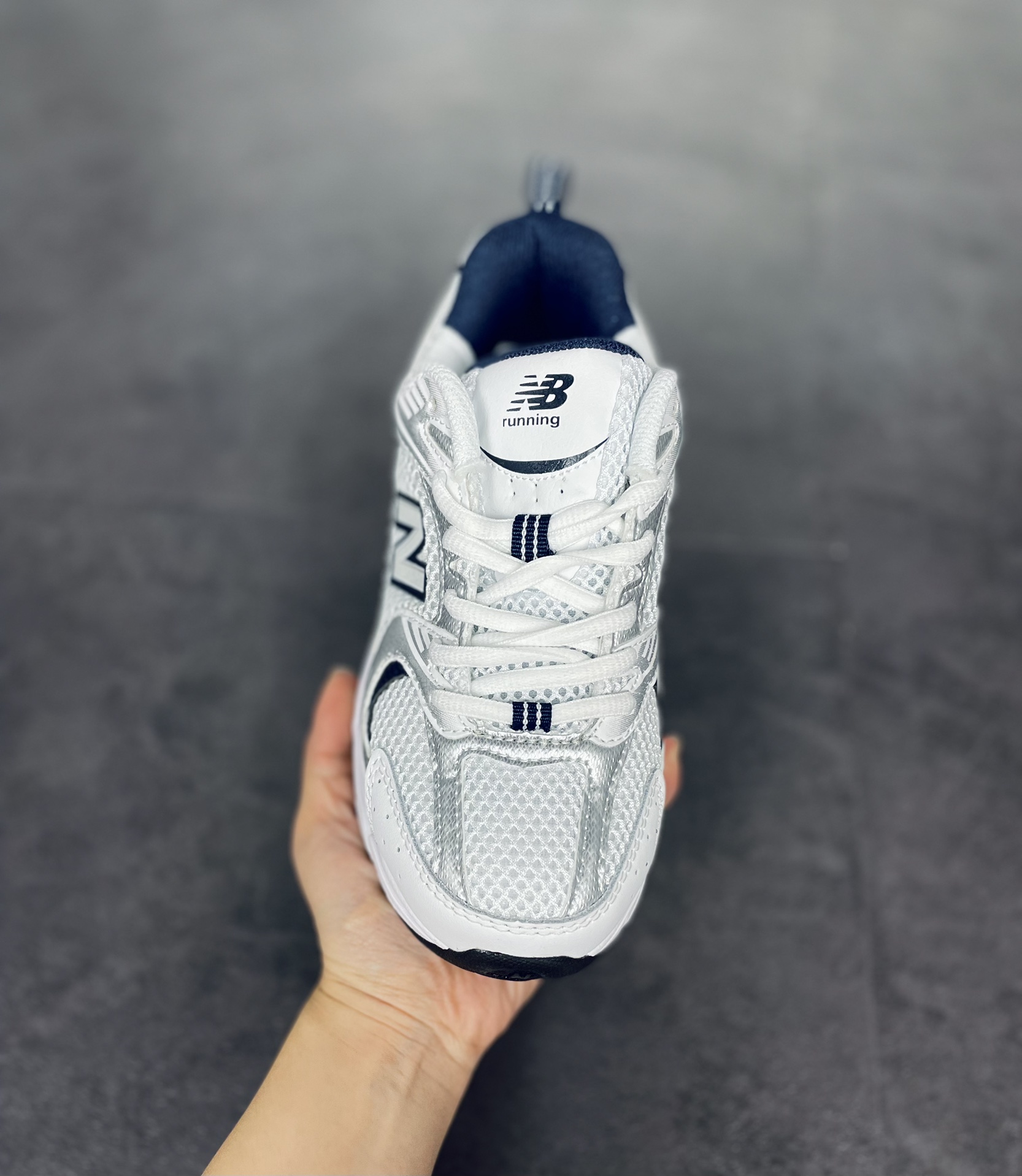 New Balance 530 White Silver Navy - vstockx