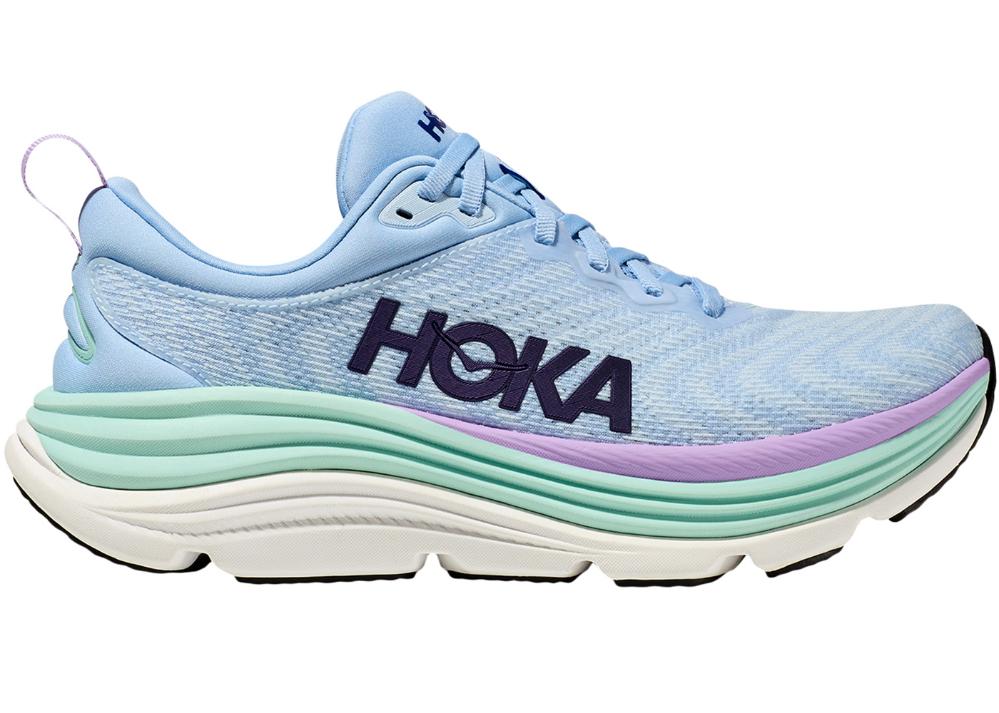 Hoka One One Gaviota 5 Airy Blue Sunlit Ocean (Women's) - vstockx