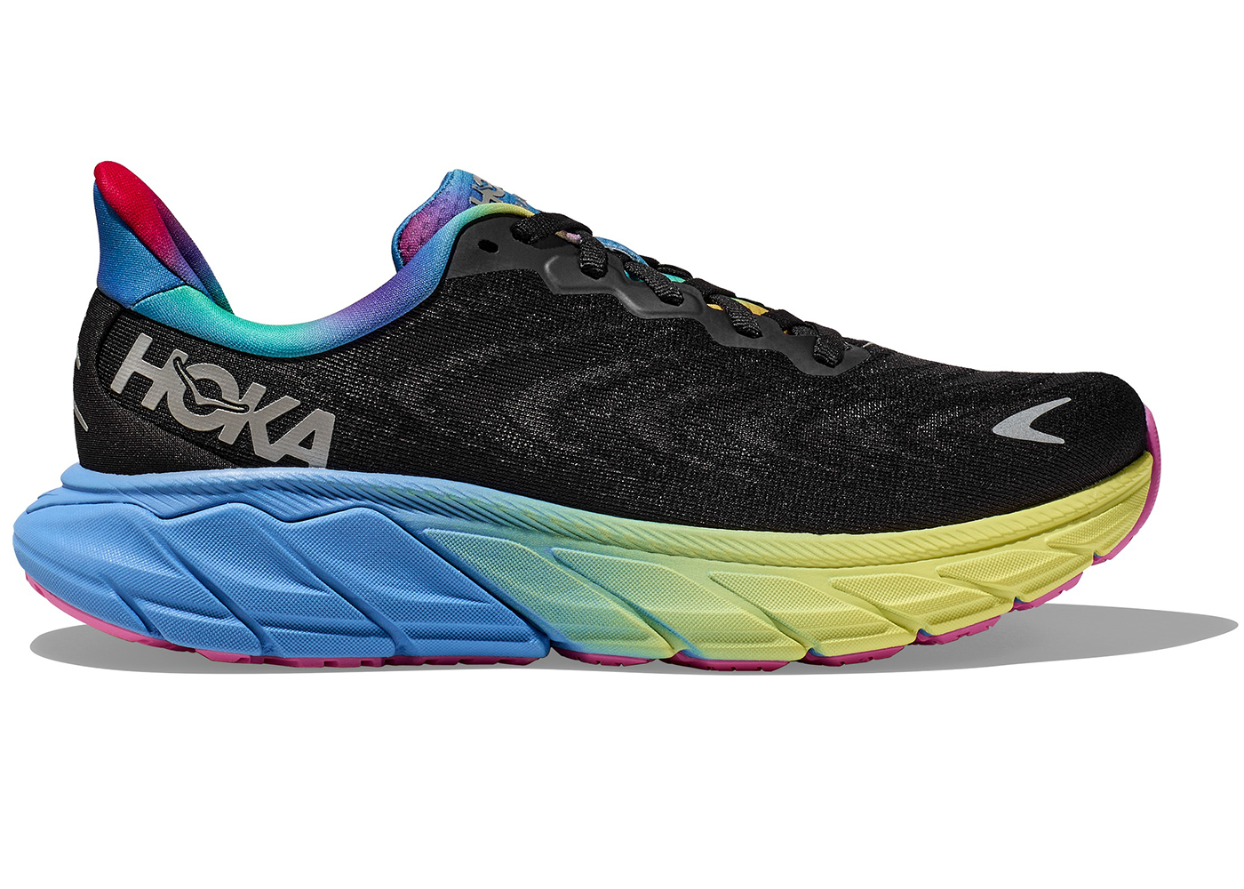 Hoka One One Arahi 6 Black Silver Multi-Color (Women's) - vstockx