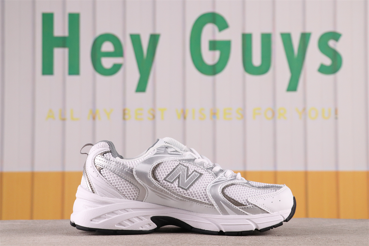 New Balance 530 White Silver Metallic - vstockx