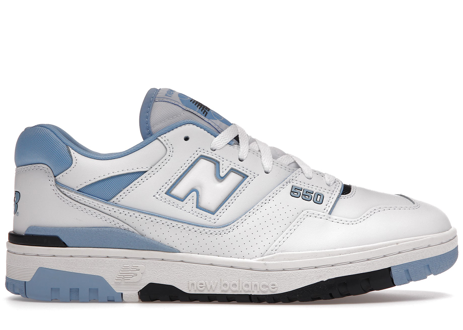 New Balance 550 UNC White University Blue - vstockx