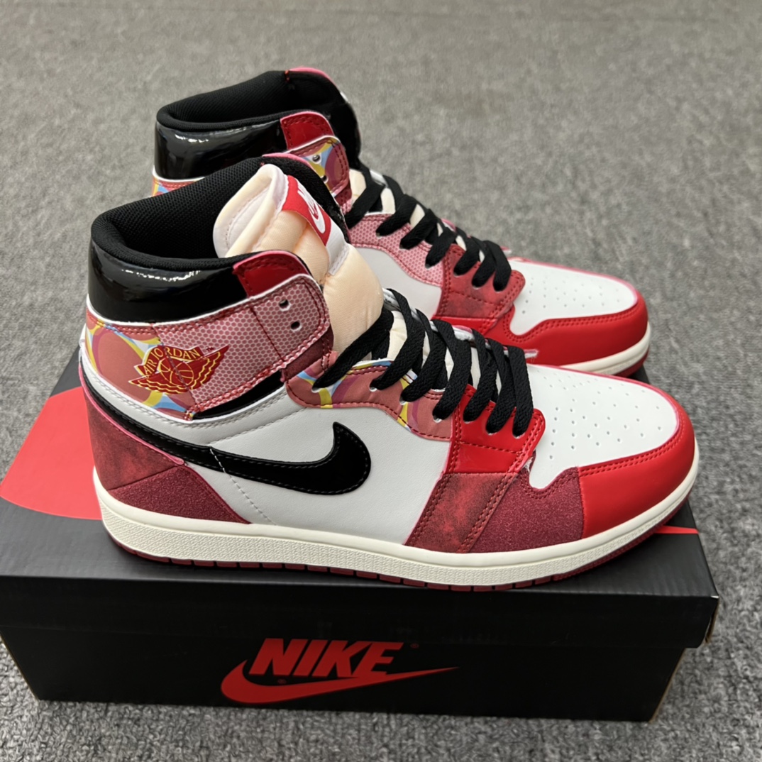Jordan 1 High OG Spider-Man Across the Spider-Verse - vstockx